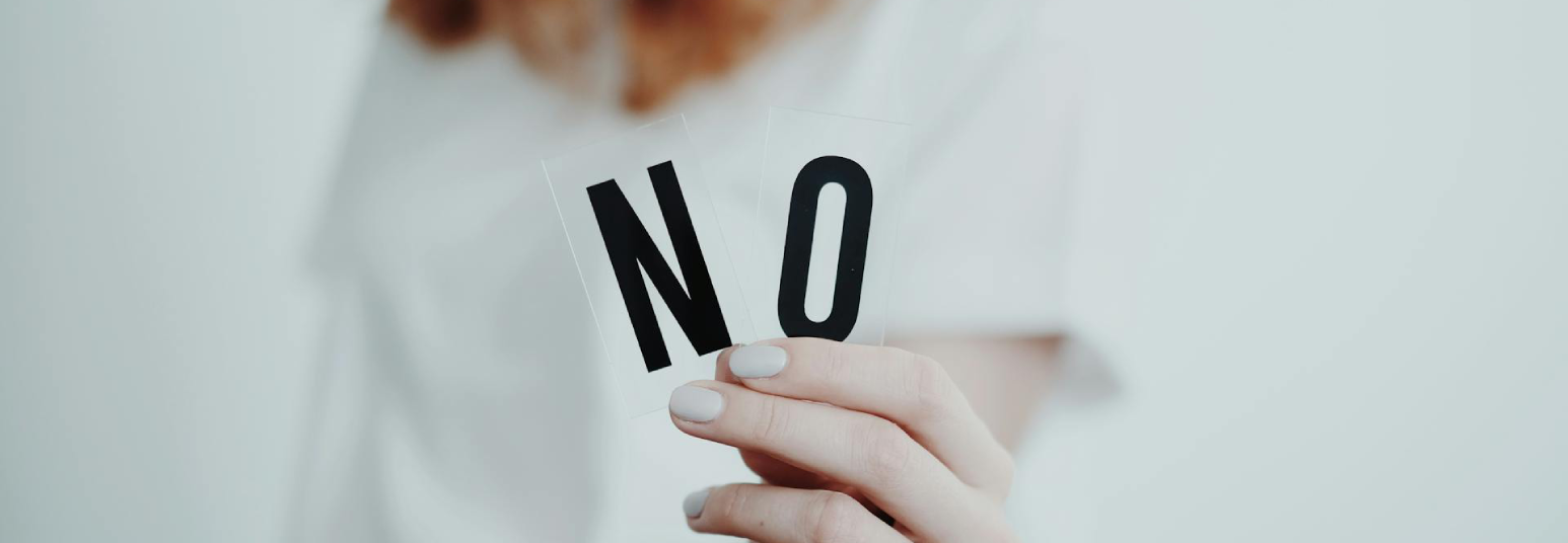 how to say no